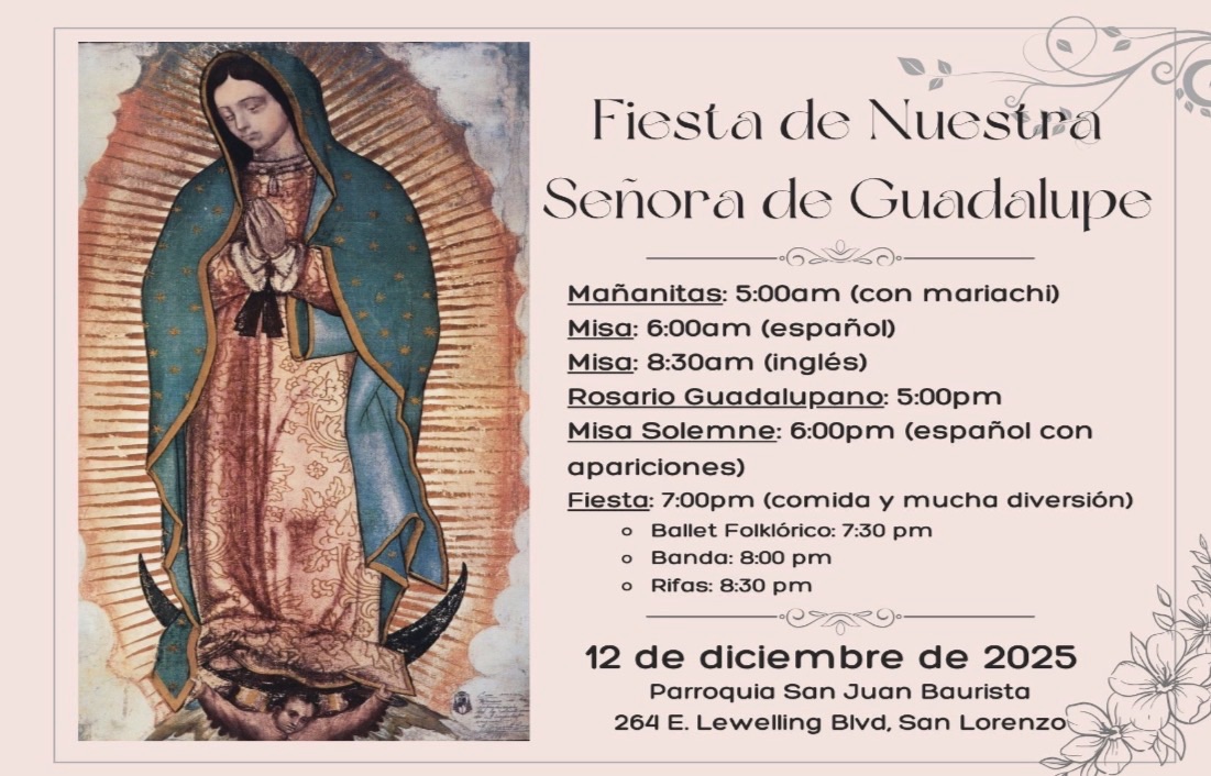 Feast of Our Lady of Guadalupe – December 12 Celebration – St. John the ...